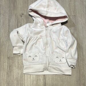 4 for $20 Cozy White and Pink Kids Hoodie